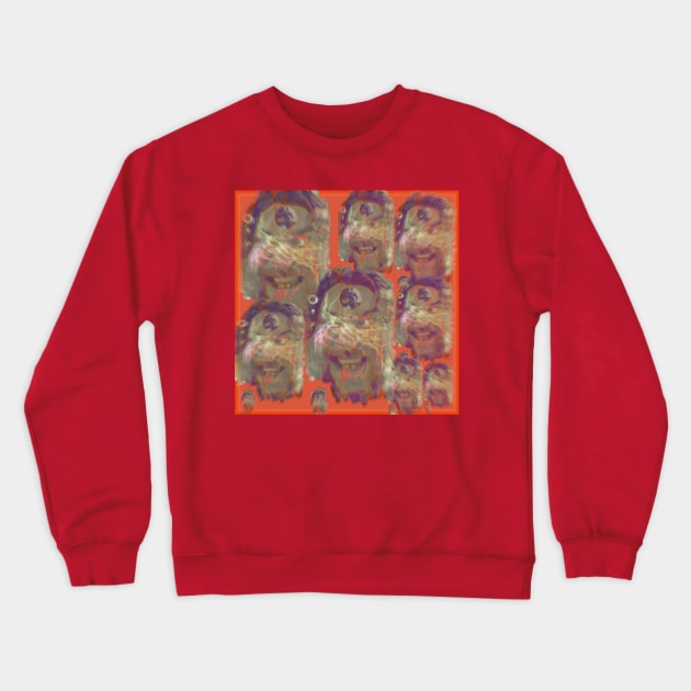 Evil pure evil smile/grin Crewneck Sweatshirt by SuperDudes Superstore